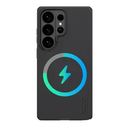 Matte UV Coated Frosted Shield Case with Comfortable Grip and Dust - Proof Features for Galaxy S26 Plus (Magnetic black)