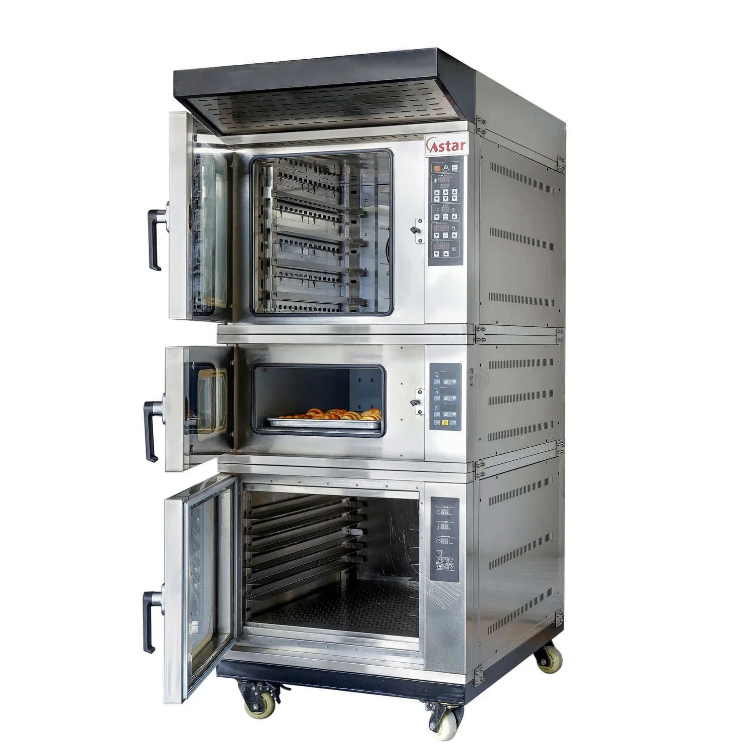 Commercial Bread Bakery Oven Proofer Bread Fermentation and Convention Baking Oven Multifunction Combination