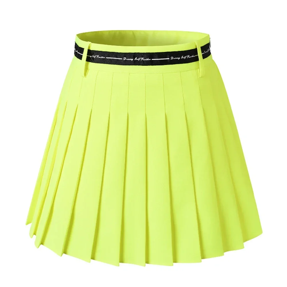 Sports Skirt Golf Tennis Skirts For Women High Waist Double Layer Pleated Skirt Gym Sports Fitness Running Yoga Soft Athletic Workout Skort