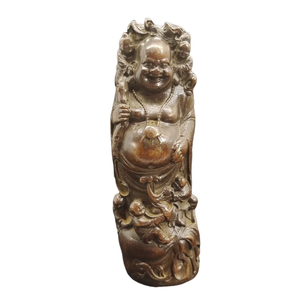 

Китайская античная бронзовая статуэтка Будды с пятью сынами