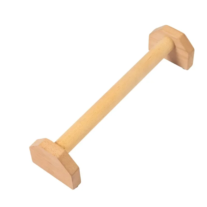 Factory Direct Wooden Push Up Stand Wooden Parallettes Wood Pushup Bars Home Workout Equipment