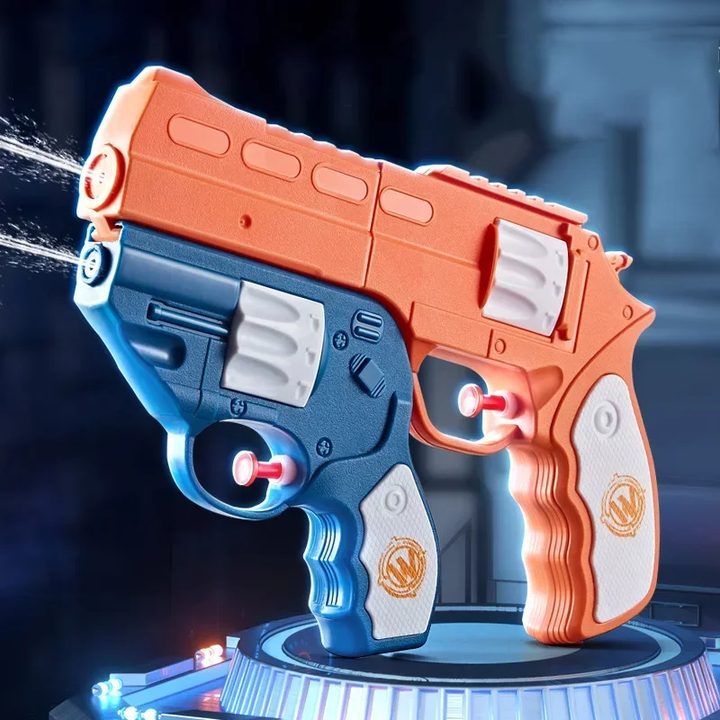 Children Toys Water Gun New 2-in-1 Sports 3D Mini Parent-child Stress Reliever Toy Summer Beach Pool Swimming Toy for Kids