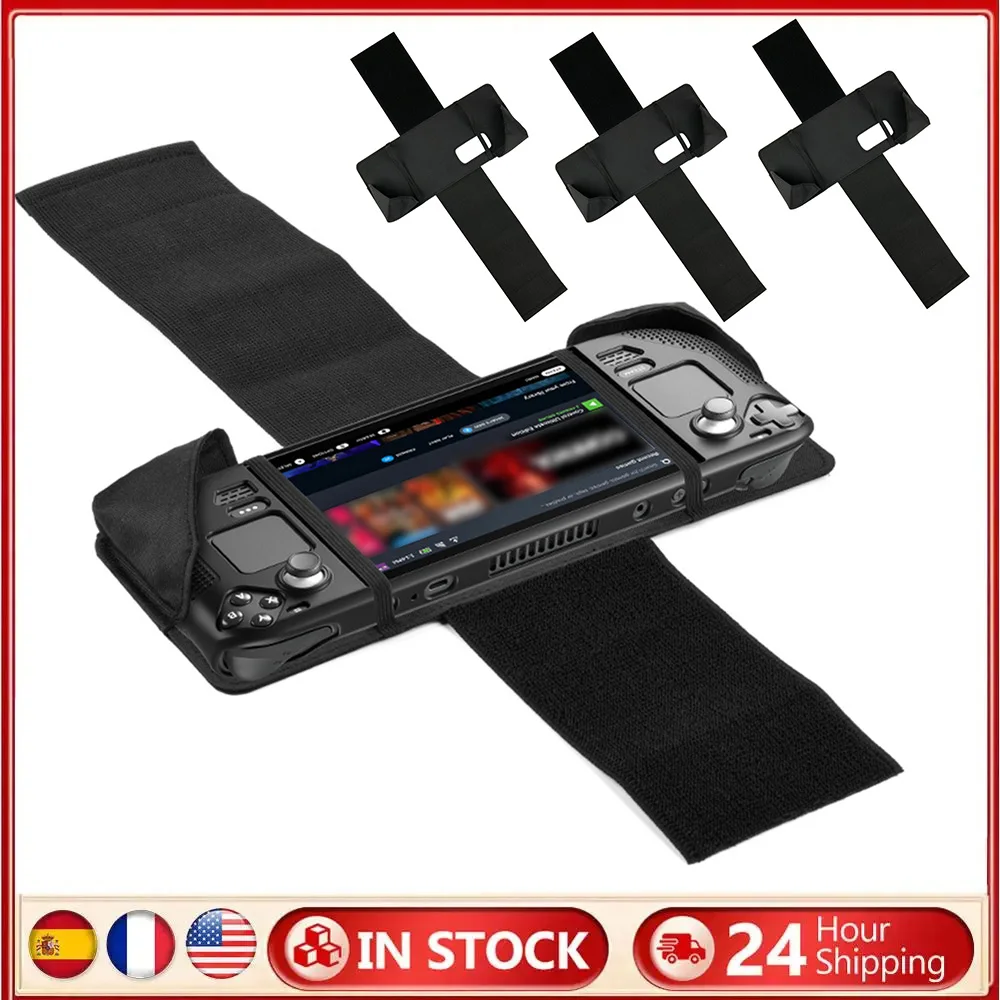 For Steam Deck Car Headrest Mount Lightweight Game Console Holder Wear Resist Headrest Fixing Console Strap Gaming Accessories, Alina Gadgets
