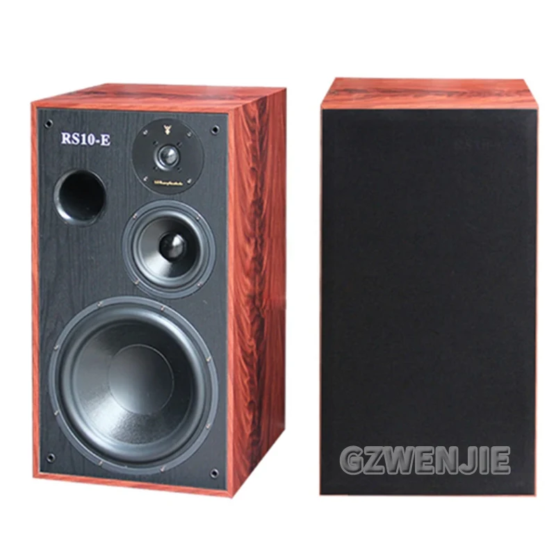 250W 8Ohm 10 Inch Speaker Bass Silk Film Tweeter RS10-E Hifi Bookshelf Speaker Passive Monitor Sound Box