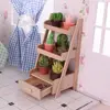 1:12 Scale Dollhouse Miniatures Furniture Teatable Wood Stool Flower Rack Dolls Accessories Photography Props Scenery Model Toy 3