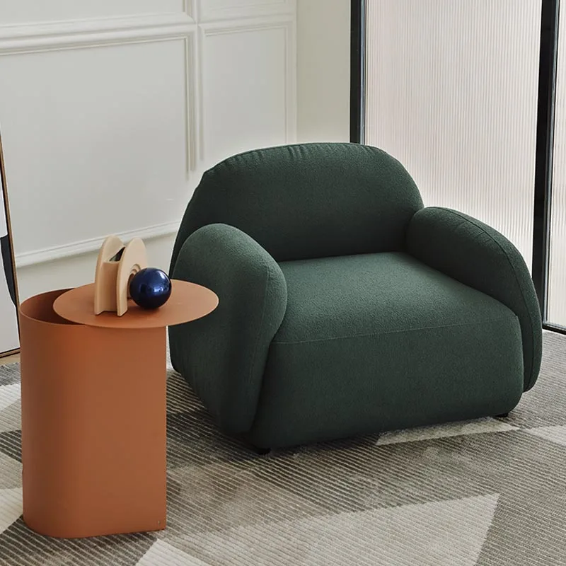 Foam Sponge Sofa Minimalist Designer Single Modern Relax Lazy Adults