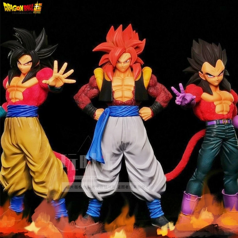 27Cm Dragon Ball Ssj4 Vegeto Figura Super Saiyan 4 Son Goku Anime Figure Gk Pvc Figurine Statua Modello Collezione Bambola Giocattoli Regalo