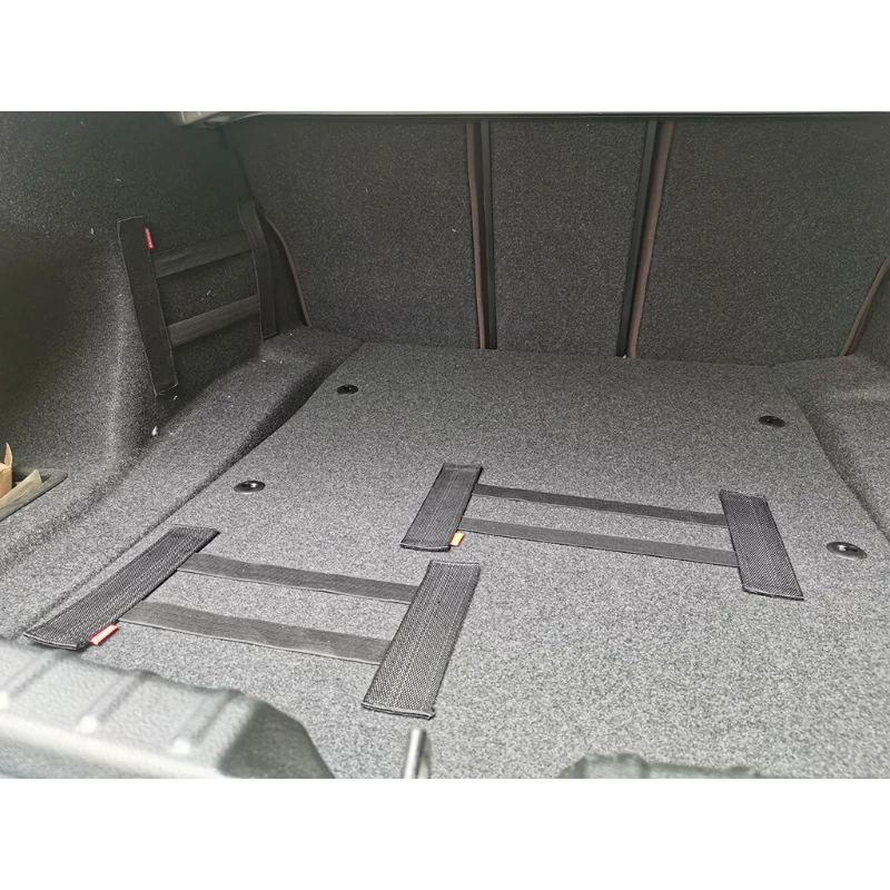 

50JA устройство для хранения багажника автомобиля на крючках и петлях, прочные фиксированные ремни, однотонные наклейки для от
