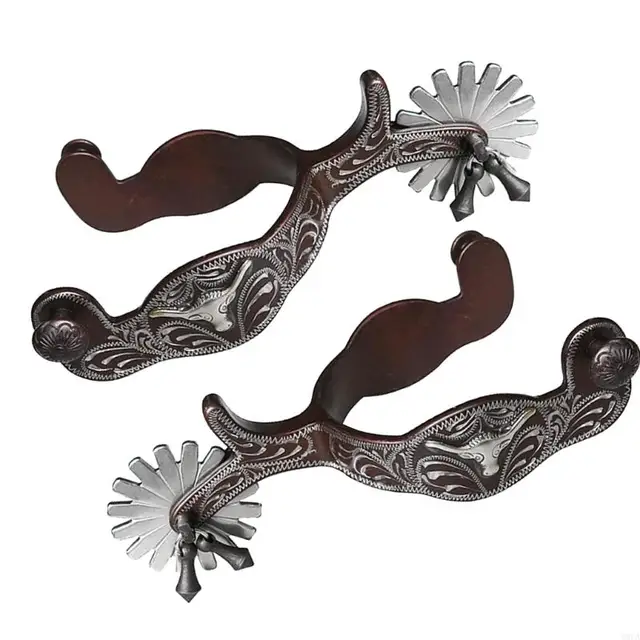 Horse Spur Replacement Metal Western Cowboy Spur Competition Equipment 2