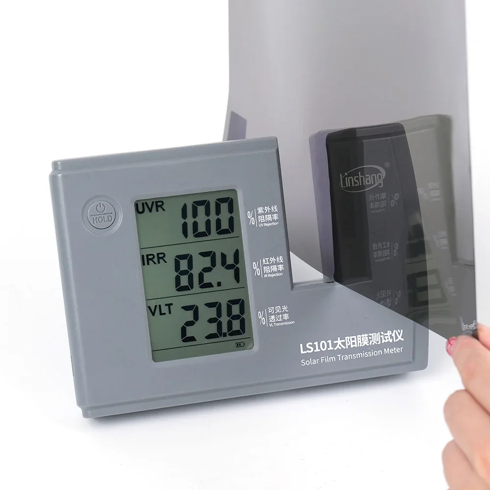 LS101 Window Tint Transmission Meter IR UV Visible Light Transmittance Detection Solar Film Window Tint Tester 5