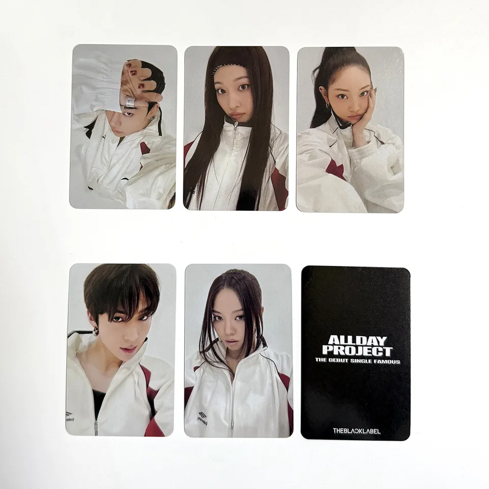 5Pcs/Set ADP ALLDAY PROJECT Album Photocard High Quality Double