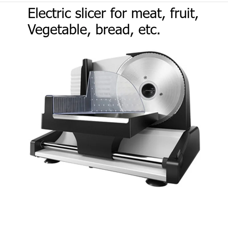 Electric Slicer For Meat Fruits Vegetables And Bread / Semi Automatic