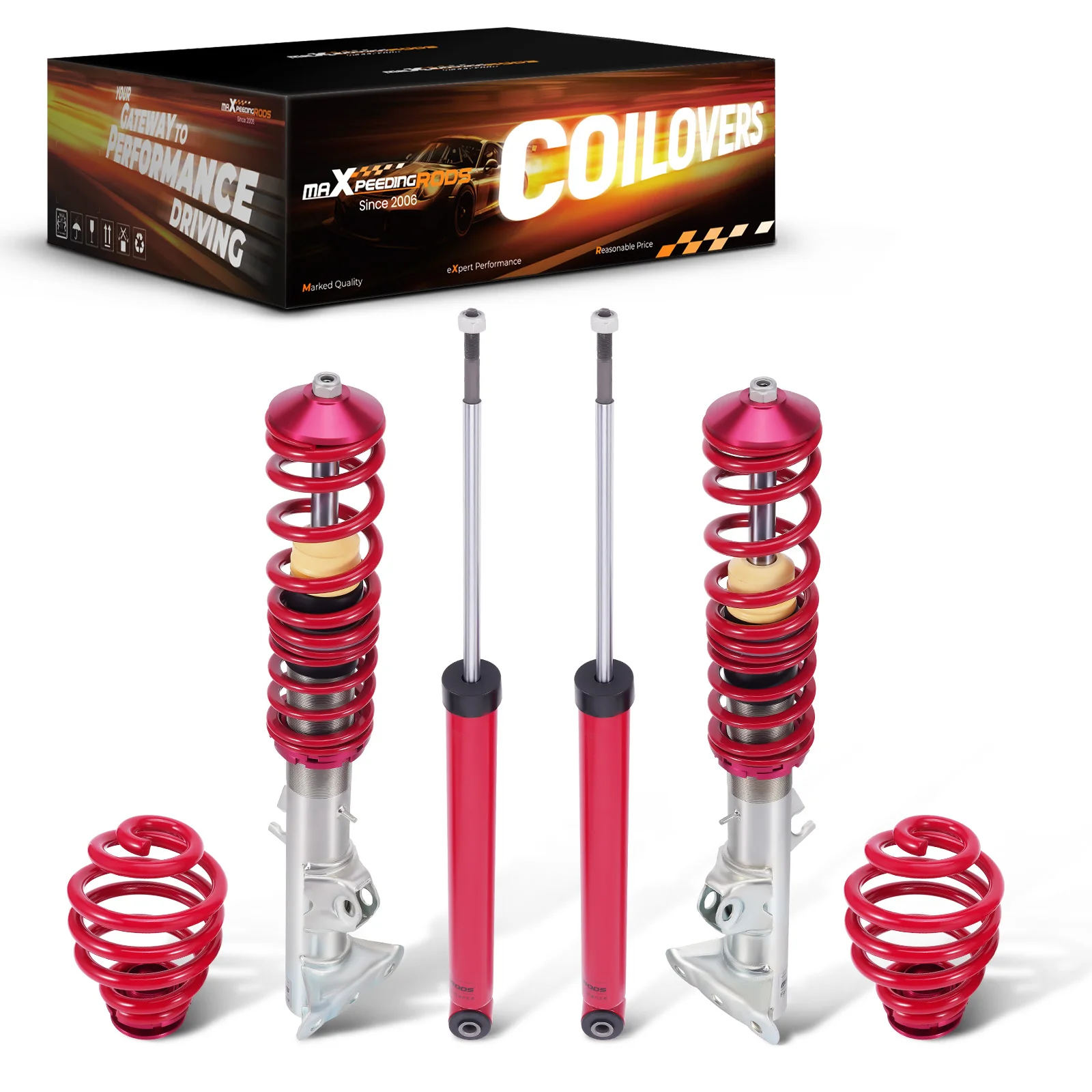 Coilover for BMW E36 Coupe Adjustable Suspension Coilovers Shock Struts 92-2000