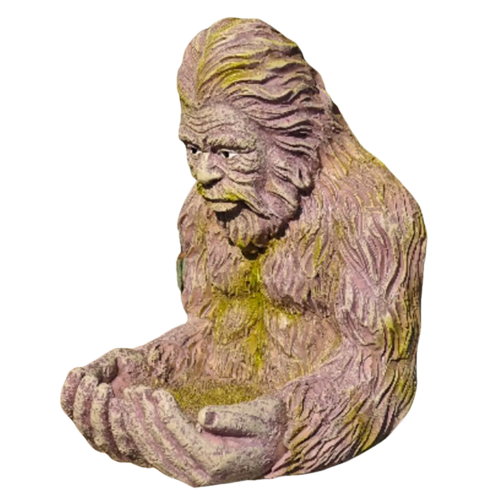 1/2Pcs Wild Bird Feeder Waterproof Tree-Mounted Art Statue Unique Resin Sculpture Nature Art Decoration for Backyard Garden Yard