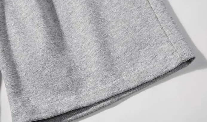 High Quality 1:1 RRR123 Shorts Oversized Logo Letter Printed Rolled Drawstring Casual Men's and Women's Sports Shorts 4