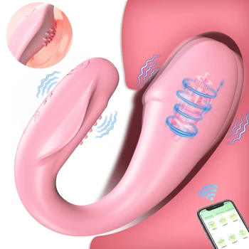 Wireless Bluetooth G Spot Dildo Vibrator for Women APP Remote Control Wear Vibrating Egg Clit Female Panties Sex Toys for Adults Wireless Bluetooth G Spot Dildo Vibrator for Women APP Remote Control Wear Vibrating Egg Clit Female