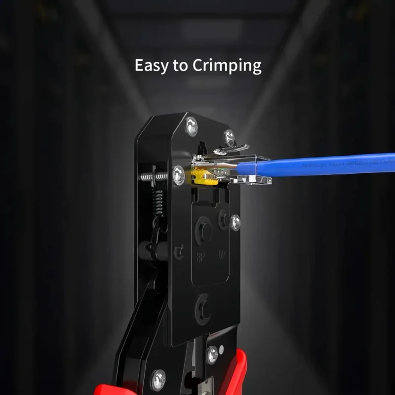 100pcs RJ45 Cat6 Cat5 Connector Terminal Gold Plated 8P8C Ethernet Pass Through Plug