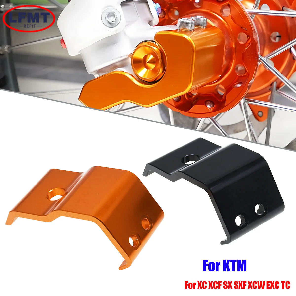 KTM 우측 프론트 포크 가드 EXC 300 2016-2025 2024 EXC EXC-F XCW XC XCF XCF-W SX SXF TPI 식스데이즈 125 250 300 350 400 450 500