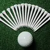 1000pcs/ lot Great quality 2 3/4 inch standard blank bulk 70mm white wooden golf tee 1