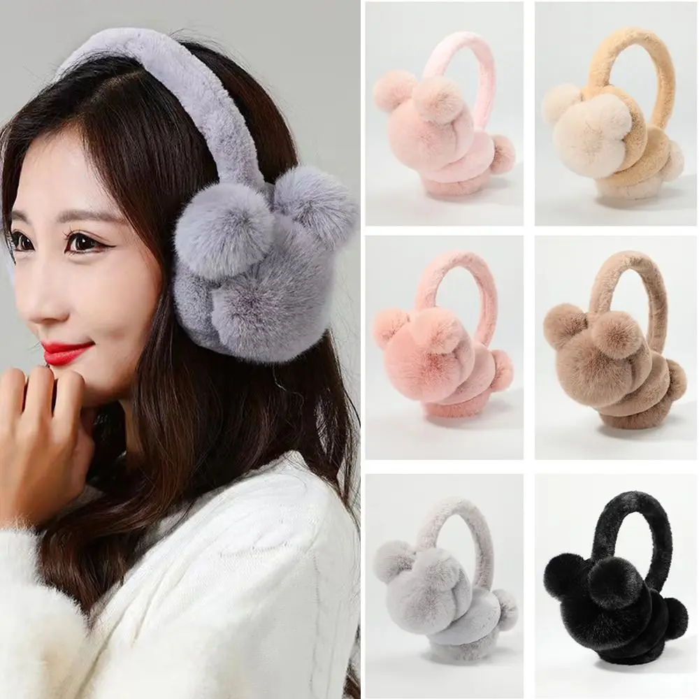 Warm Faux Fur Earmuffs for Men and Women Outdoor Winter