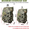 3D Bionic Leaf Shape Backpack Cover Iaser Cutting Outdoor Hunting Camo Backpack Cover Hunting Backpack Accessories 3