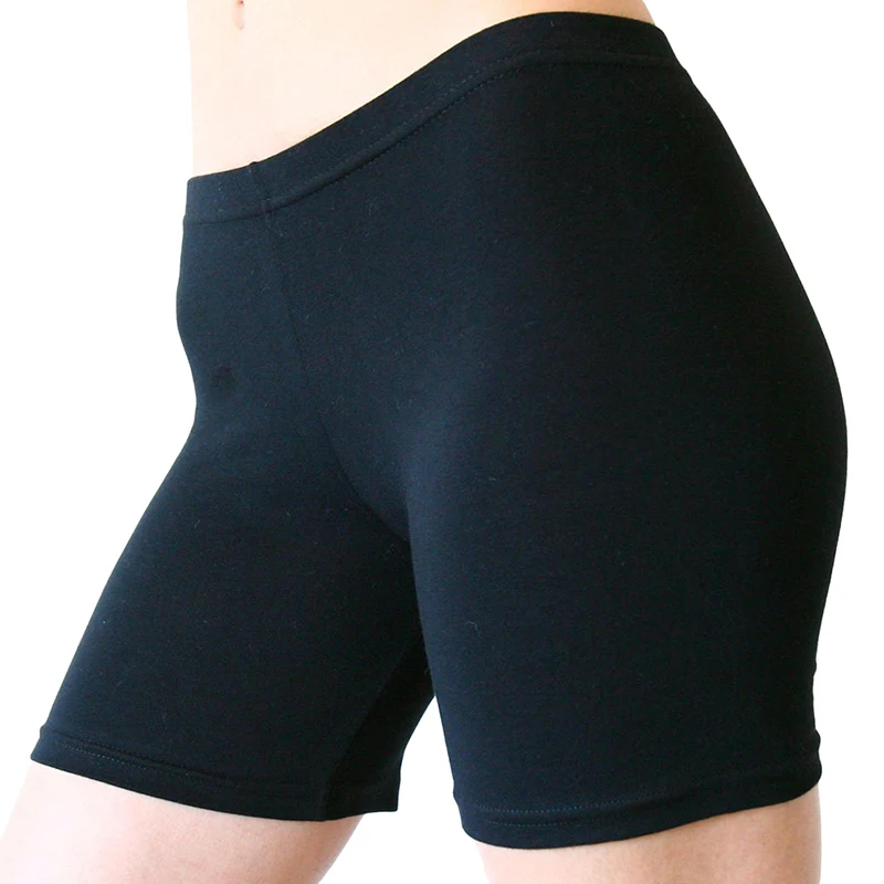 Ladies Fitness Shorts Large Size Stretch Elastic Three Points Leggings Women Solid Color Sports Clothing Female Feet Slim Shorts