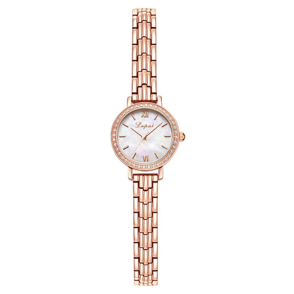 

Bestselling Stainless Steel Luxury Women Rose Gold Watch Fashion women Quartz Diamond Wristwatch Elegant Female Bracelet Watches