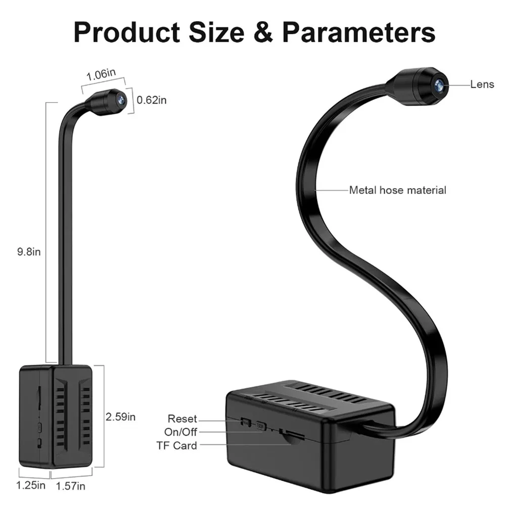 Mini WiFi Camera 1080P Wireless Nanny Cam with Motion Detection Surveillance Camera for Children/Home/Pet