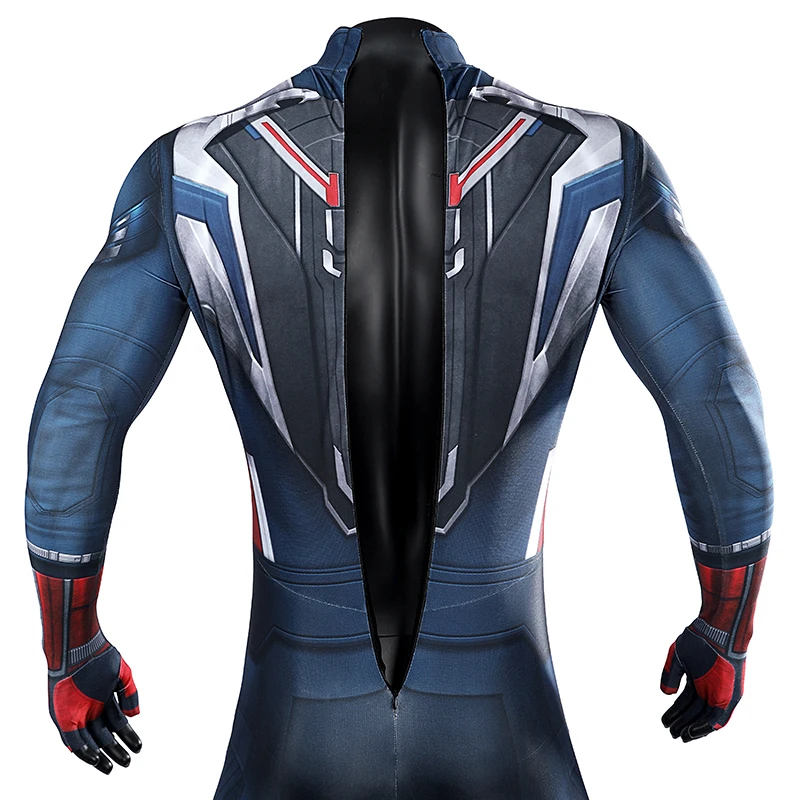 Superhero Captain 4 Cosplay Costume Falcon Sam Wilson Movie Captain US Costume Zentai Suit Bodysuit For Women Men Halloween