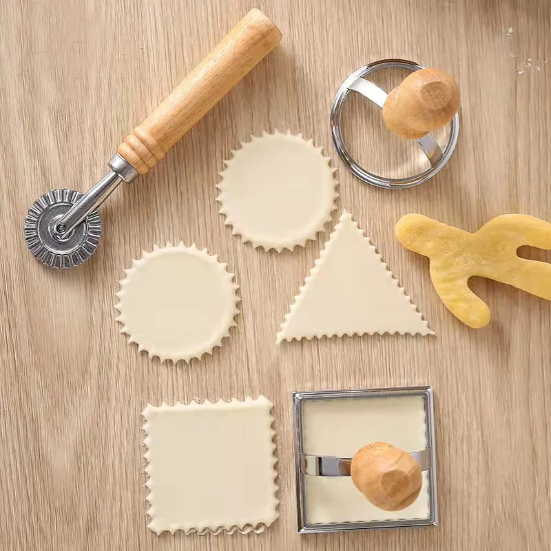 Round Ravioli Cutter Dumpling Mold Maker Square Ravioli Stamp Mold Pastry Cutter