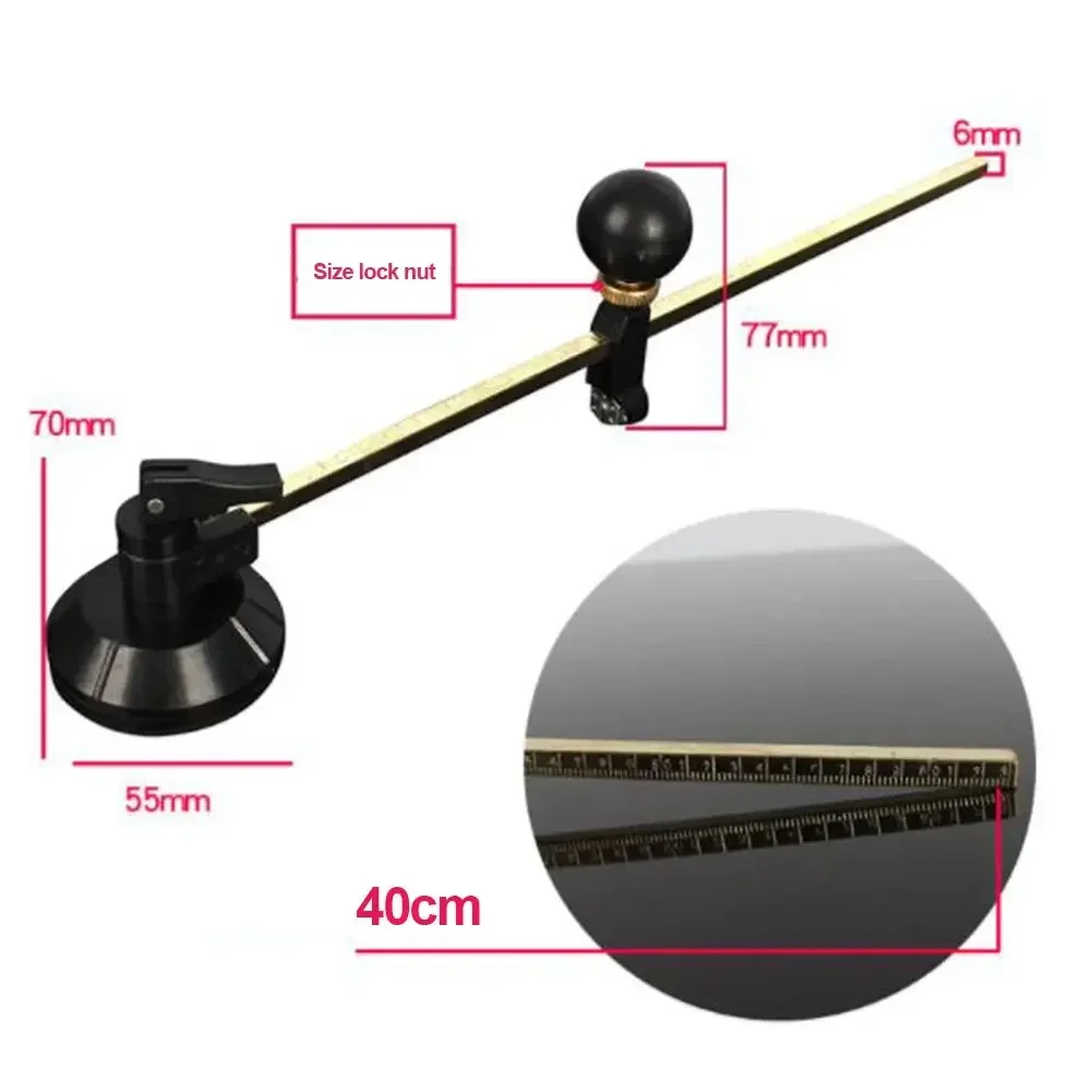 40-100cm Glass Cutter 6 Wheel Compasses Circular Cutting With Suction Cup Circle Professional Glass Bottle Cutter Cutting Tools glass cutter,bottle cutter