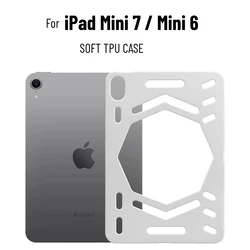 Gaming Tablet Cover with TPU Hollow Cooling Design for Heat Dissipation - 8.3 Inch Soft Protective Shell (White)