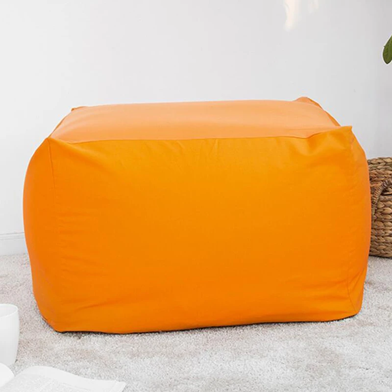 Japanese Style Unfilled Lounge Bean Bag Sofa Cover Home Soft Lazy Sofa Cozy Single Chair Pouf Couch Tatami Living Room Decor
