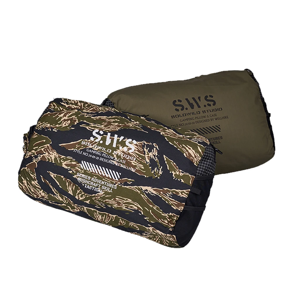 Memory Foam Travel Pillow with Removable Cover for Hiking