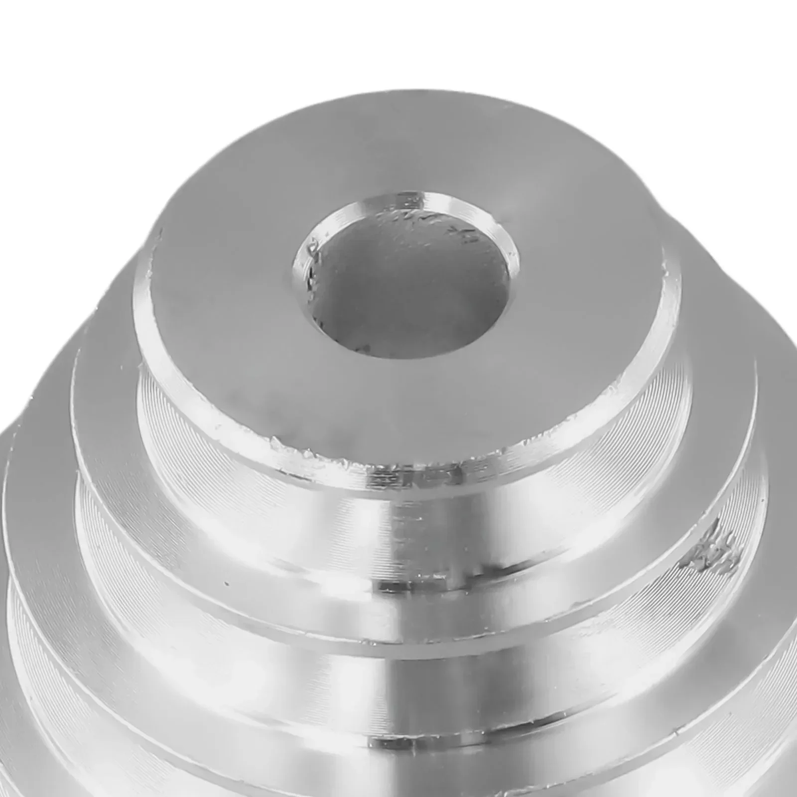 1/2Pcs Pagoda Pulley Wheel Aluminum Transmission Wheel For Benchtop Drill Press For A Type V-shaped Pulley Timing Belts