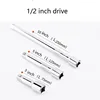 1pcs 1/4" 3/8" 1/2" Socket Ratchet Wrench Extension Bar 360 Degree Extension Bar Set Auto Repair Socket Extender Quick Release 6