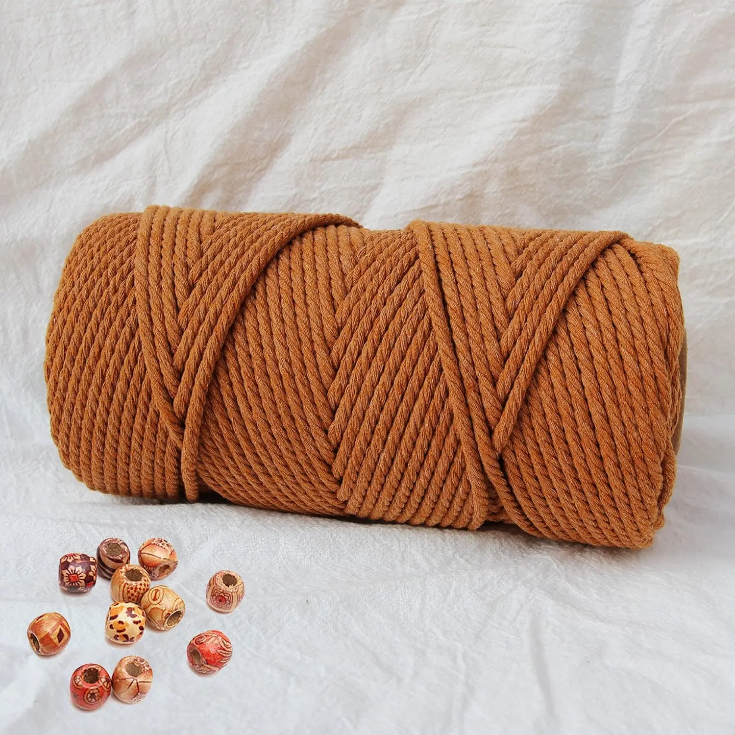 Vibrant Macrame Hand-Knitting Cotton Cord – 100m of 3mm Natural Rope for Colorful Weaving and Wall Hangings