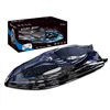 2024 New Cool Transparent Remote Control Boat 360-degree Flip Stunt Boat Children's Water High-speed Speedboat Toy Gift 1