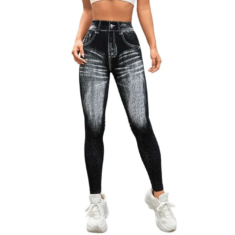 Yoga Sporty Leggings For Women Fitness Women's Leggings Sports Tights Pants Sportswear Woman Gym Trousers Yoga Workout Clothes 6