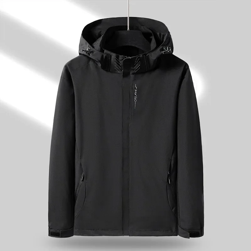2023 NEW Spring Autumn Wear Hooded Windbreaker Parkas Thin Men's Zipper Jacket Outfits Coat Sport Men Women