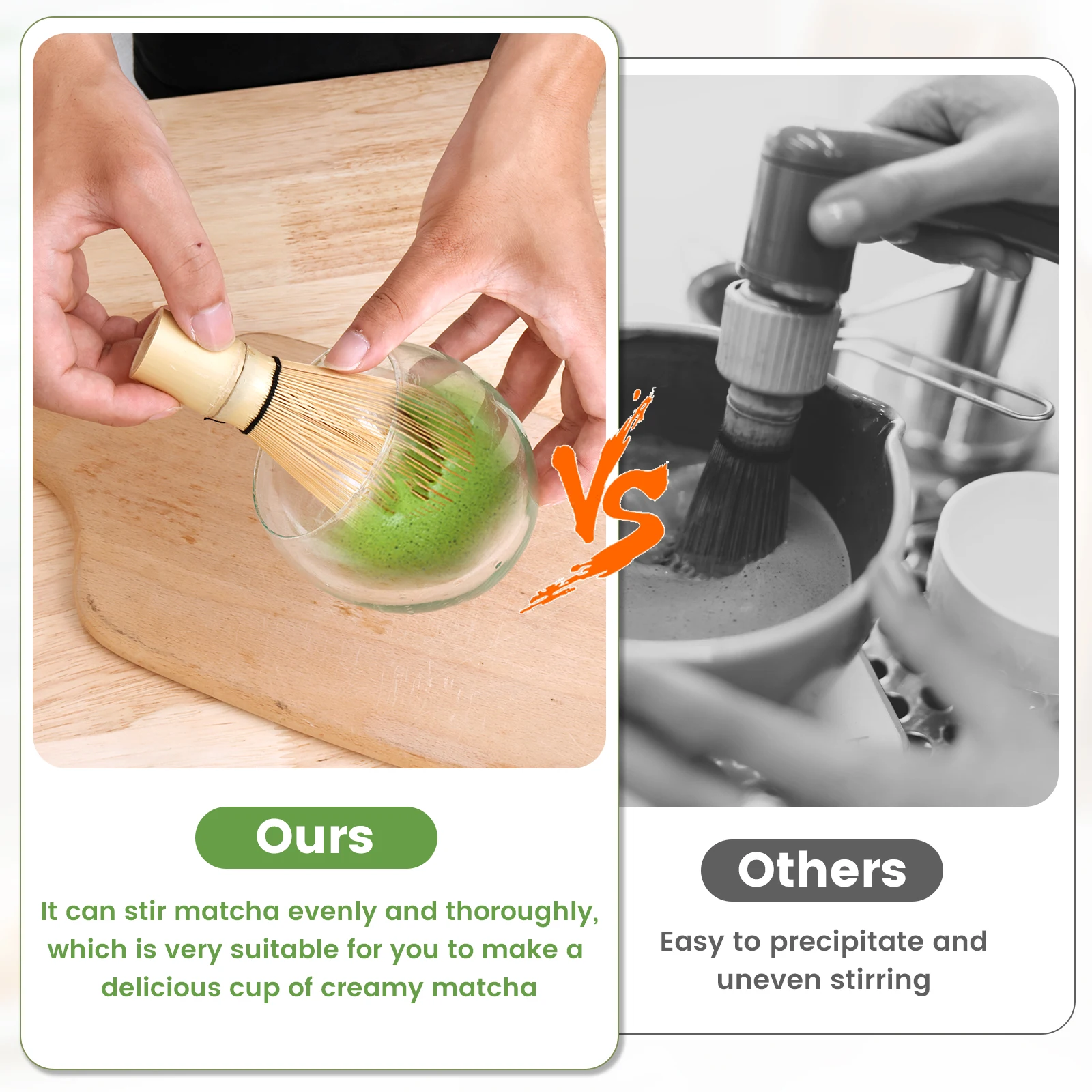 5Pcs Japanese Matcha Tea Set for Beginners Matcha Making Starter Kit with Whisk Tea Scoop Whisk Holder Safe Bamboo