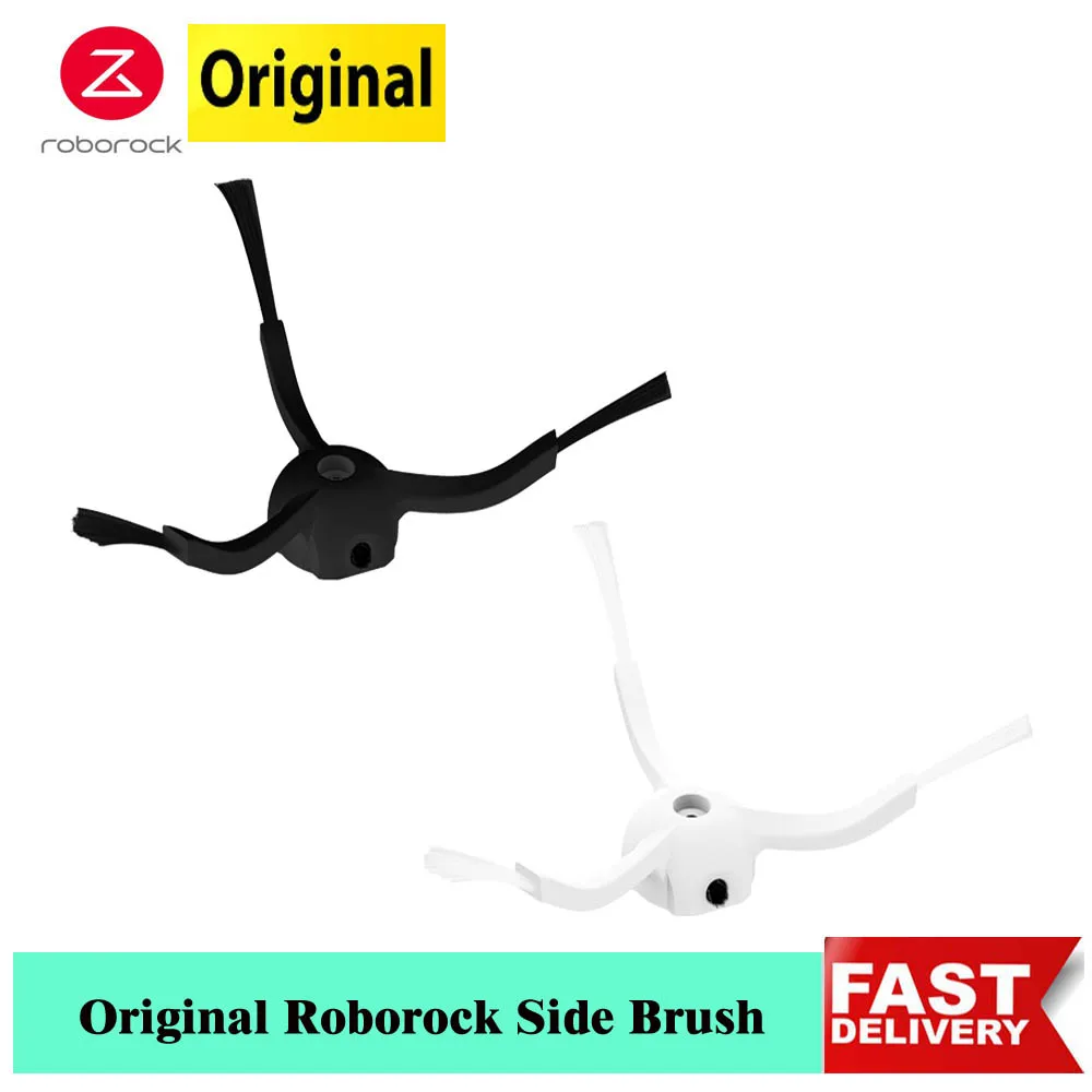 Roborock-aspirador Escovas Laterais de Braços Ultra Peças Laterais da Escova Original S5max S51 S50 S55 s4 s6 S65 s8 Mais q Revo