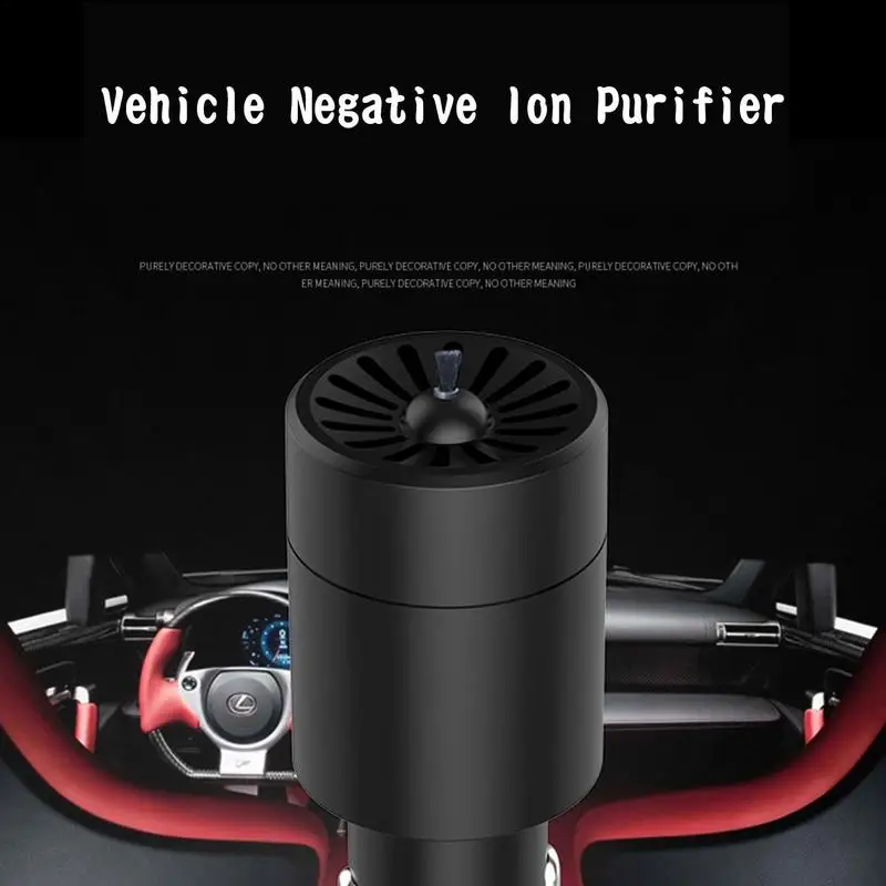 Mini Car Air Purifier 12V Negative Lon Deodorization Cigarette Lighter Portable Traveling Formaldehyde Removing Air Fresheners air freshener,air purifier