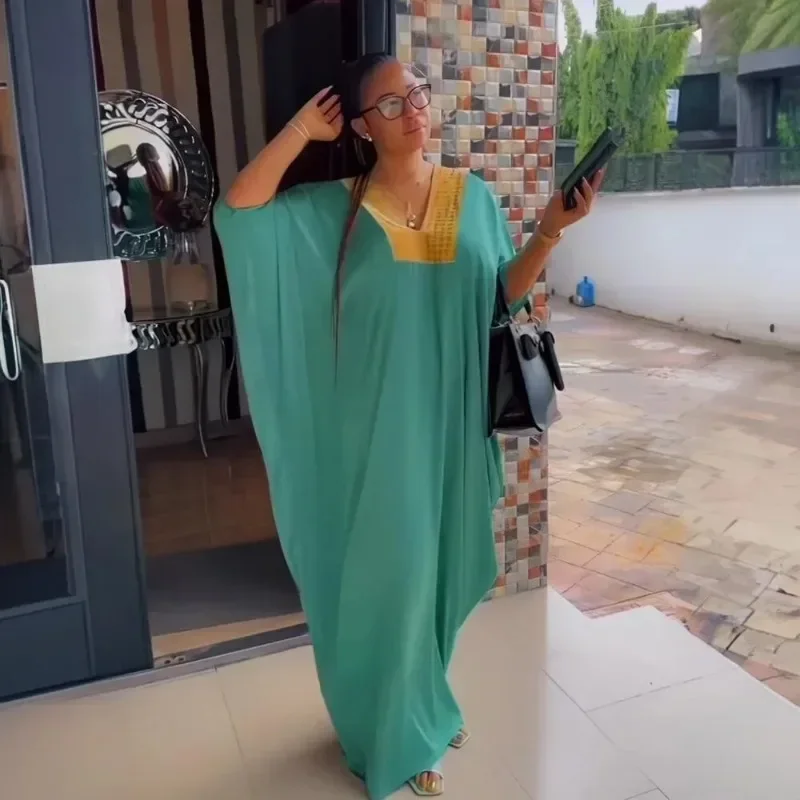 

2024 Abayas for Women Dubai Luxury Boubou Muslim Fashion Caftan Wedding Evening Party Dresses Dashiki African Dresses for Women