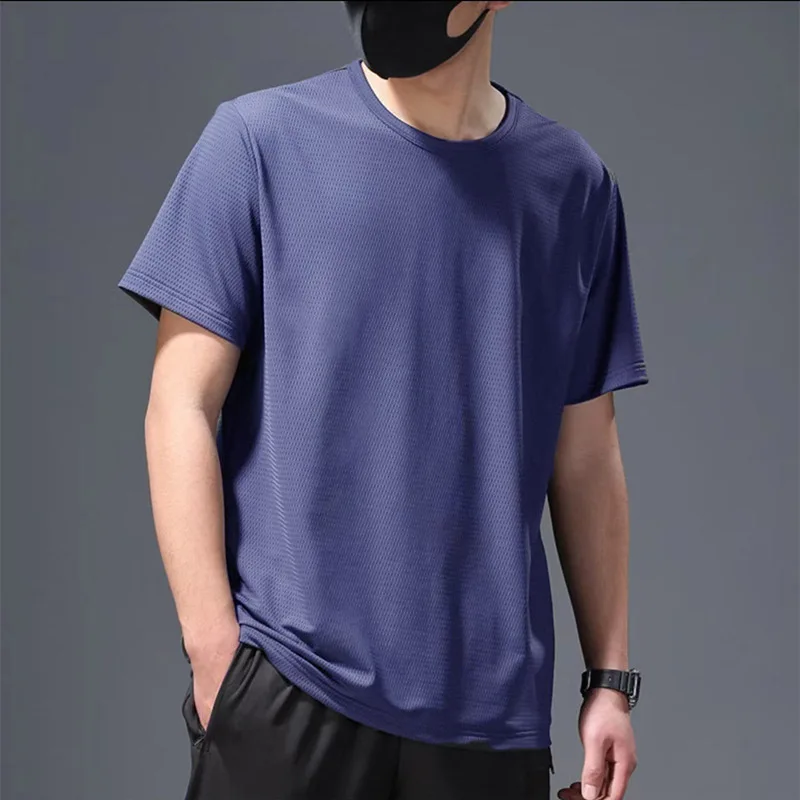 Summer Mesh Ice Silk T-shirt 1