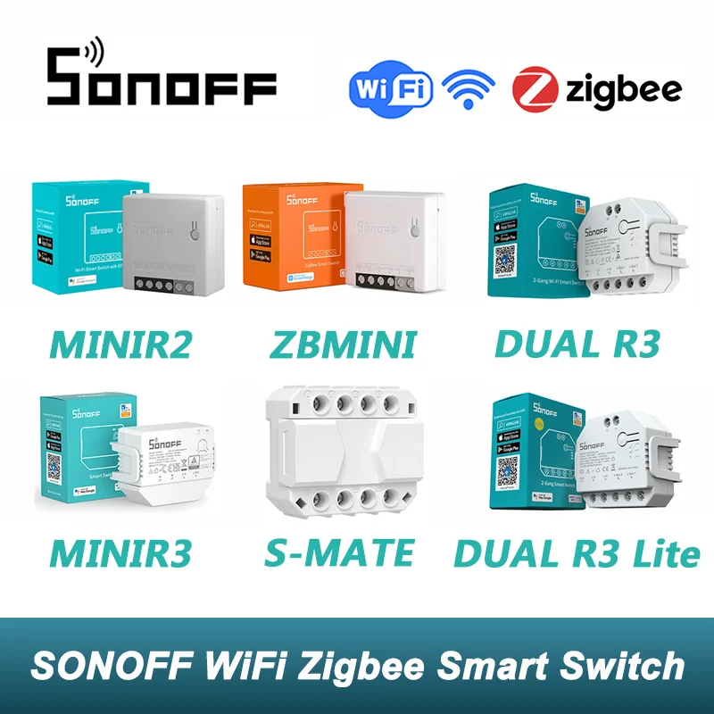 Sonoff Mini Automation Modules Sonoff Minir2 Wifi R2 Switch - Mini R2 Two-way Di - Foto 5