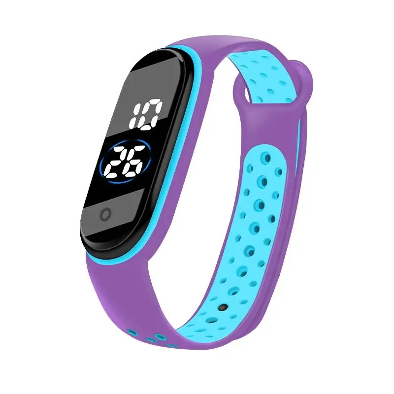 Best Selling Silicone Bracelet Electronic Watch Men's Sports Leisure Waterproof Women's Watch Couple Simple Men Digital Watch 