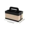 PU Leather Desktop Organizer Bedroom Decorative Multipurpose Home Organization Entryway Organizer Box for Dresser Office Jewelry 6
