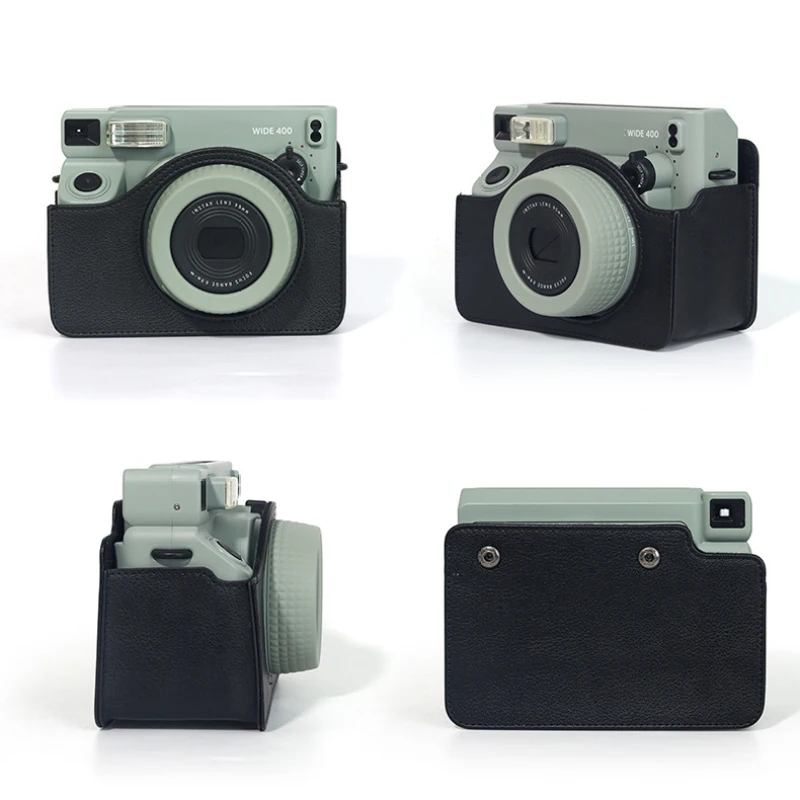 HIYQIN Borsa Rigida In EVA Per Fujifilm Instax Wide 400/300/210 – Verde, Con Album, Cornici Magnetiche E Tracolla - 2