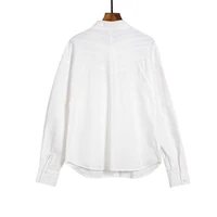 CHCH Women's Blouse Knitted Patchwork Striped Blouse Casual Fashion Office Lady Tops Clothing Streetwear Single-Breasted Shirts - Image 6